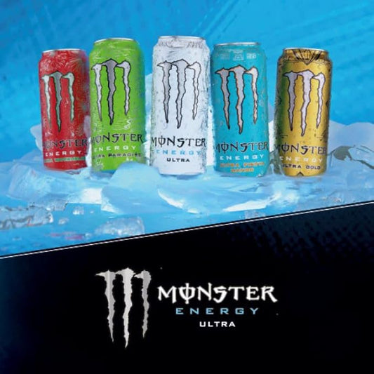 Monster Ultra Energy Drink Zero Sugar, 9 x 500 ml