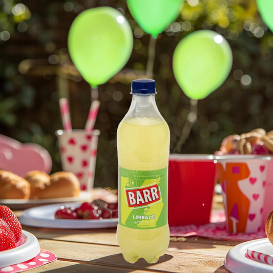 BARR Zingy Limeade, (Zero No Sugar Lime) 12 x 500ml Bottles